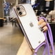 thumbnail image 1 of Funda de teléfono de silicona suave transparente con cordón galvanizado a la moda para iPhone 13 12 11 14 Pro Max XS XR X 8 7Plus Mini SE Tan Jianjun unisex, 1 of 2