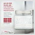 thumbnail image 4 of Amici Home Kitchen Supplies Glass Canister, Dry Food Storage Container 18 Oz, 4 of 5