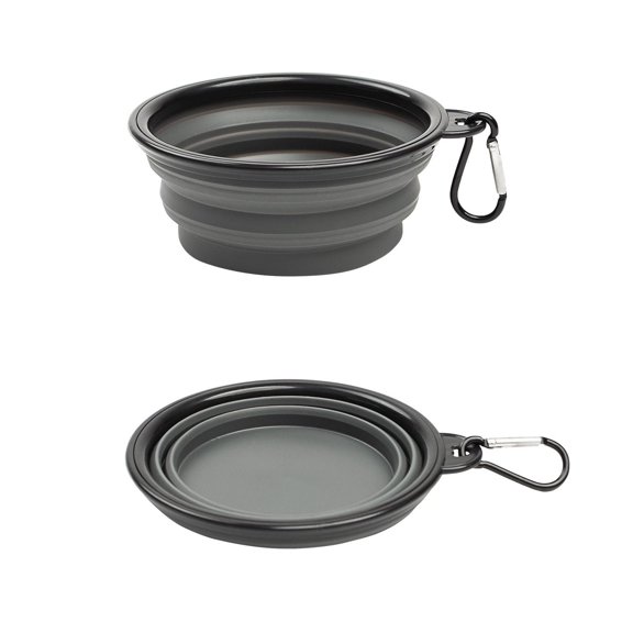 One Paw, Collapsible Dog Bowl, Food Safe and Portable, 12 oz - 355 ml