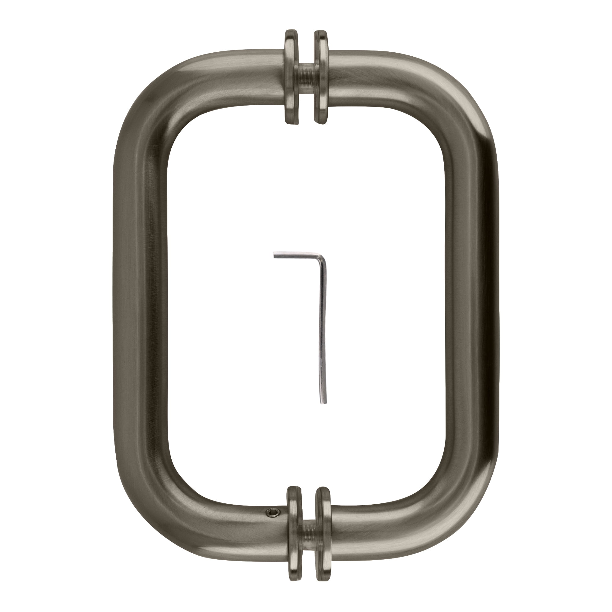 CRL BM6X6ABN Antique Brushed Nickel 6" BM Series Tubular Back-to-Back Pull Handle