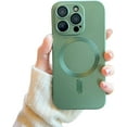thumbnail image 6 of for iPhone Case,[Compatible with MagSafe] Matte Ultra-Thin Metallic Luster Design Full Body Protection Shockproof Cover Phone Case (Silver,iPhone 14 Pro Max), 6 of 6