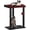 Black&Red-22"L x 15.7"W x 26.7"H, variant on 43.7in 3-tier Modern Cat Tree Tower Condo Scratch Posts For Indoor Cats Big Plate Two 19.7in Full Sisal White