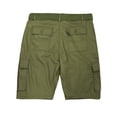 thumbnail image 2 of LR Scoop Men's Multi Pocket Casual Golf Belted Cargo Dress Shorts Big Plus Sizes (Olive, 42), 2 of 3