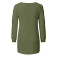 thumbnail image 5 of Hipattires Fleece Womens Tops, Womens Sweaters, V Neck Long Sleeve Plain, Ribbed Soft Loose, 5 of 7