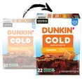 thumbnail image 3 of Dunkin’ Cold Caramel Flavored Coffee, K-Cup Pods, 22 Count Box, 3 of 15