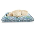 thumbnail image 1 of Fish Scale Pet Bed, Japanese Squama Pattern with Smooth Color Change Marine Fantasy Mermaid Tail, Resistant Pad for Dogs and Cats Cushion with Removable Cover, 24" x 39", Multicolor, by Ambesonne, 1 of 4
