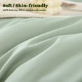 thumbnail image 6 of SPRINDAY King Size Comforter Set For Adult, 3 Piece Sage Green Bedding Comforter Sets For All Season, 6 of 8