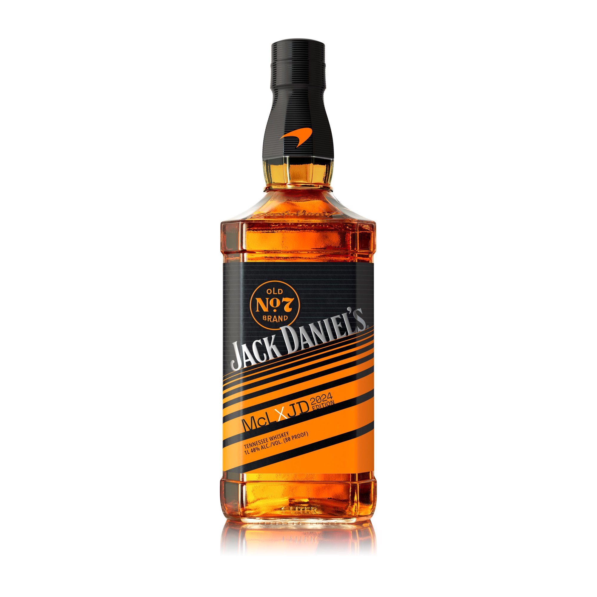 Jack Daniel's Tennessee Whiskey McLaren F1 Racing Edition 1L Glass Bottle 40% ABV 80 Proof