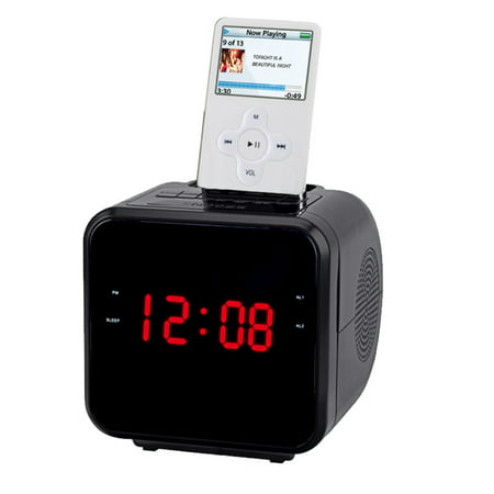 Supersonic 1.2 Ipod/Iphone Docking Station With Am/Fm Radio And Alarm