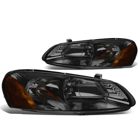 2001 Dodge Stratus - For 2001 to 2006 Chrysler Sebring / Dodge Stratus Headlight Smoked Housing Amber Corner Headlamp 02 03 04 05 Sedan Left+Right