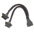 thumbnail image 5 of 2X 2 IN 1 OBD2 Extension Cable OBDII Male to 2 Female Splitter Car Computer Connection Conversion Plug Socket 30CM,2 x OBD2 Extension Cable,Black, 5 of 5