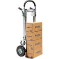 thumbnail image 3 of Global Industrial 241664 Best Value Junior Aluminum 2-in-1 Convertible Hand Truck with Pneumatic Wheels, Gray, 3 of 7