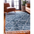 thumbnail image 2 of Unique Loom Diamond Titan Area Rug, Dark Blue, 2' 4" x 3' 3", 2 of 2