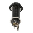 thumbnail image 1 of Guitar Output Jack, Rustproof Firm Connection Electric Guitar Jack Glossy Finish Straight Cylinder  for Musical Instruments Gold,Black,Silver,Gun Black, 1 of 7