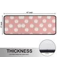 thumbnail image 5 of Kitchen Rugs Sets Of 2,Pink Daisy Flower White Blooms Pattern Anti Fatigue Kitchen Mat Rugs Non Slip Washable,Decorative Kitchen Floor Mats for Kitchen,Sink,Laundry,17"x47"+17"x47", 5 of 5