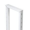 thumbnail image 5 of NavePoint 42U 2 Post Rack Open Frame Server Rack for 19 Inch Equipment, AV, Networking, Data & IT Devices, 2-Post Rack 42U With Wheels, 661lbs Weight Capacity, White, 5 of 5