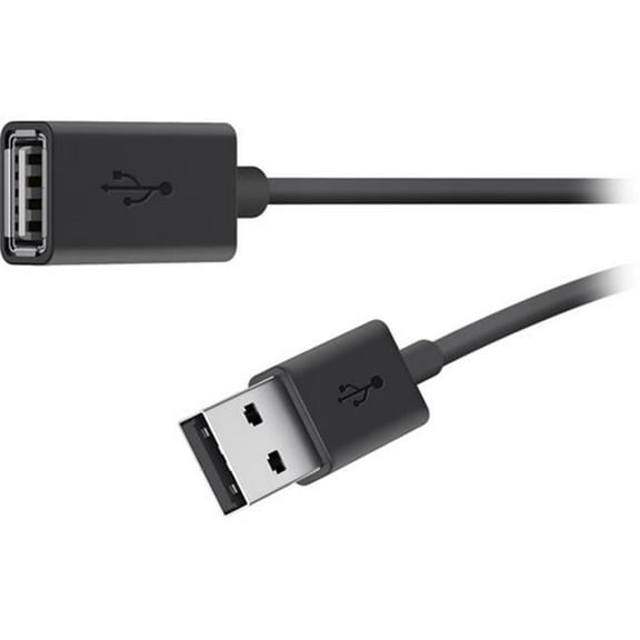 Mini USB & USB Data Transfer Cable Clamshell - Black