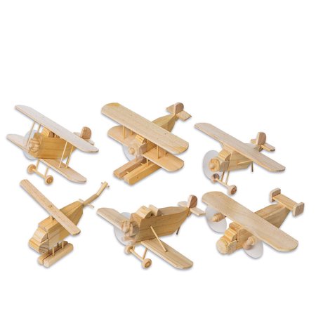 UPC: 0840614109047 | Unfinished Antique Air Fleet  Unassembled (Set of 6)