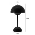 thumbnail image 3 of Moderna lámpara LED de noche con luz de ambiente, lámpara de escritorio táctil para decoración del hogar del dormitorio (negro) Likrtyny Para Estrenar, 3 of 3