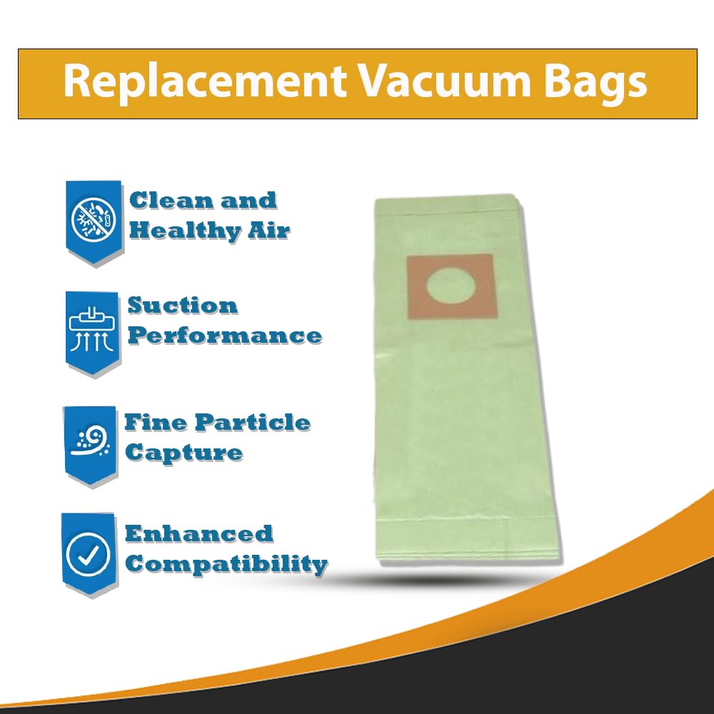 Replacement Part For Hoover Type Z Canister Upright Vacuum Cleaner 15 Paper Bags // 4010075Z