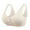 Beige, variant on Sports Bras For Women High Support Adjustable Sports Front Closure Extra-Elastic Breathable Lace Trim Bra