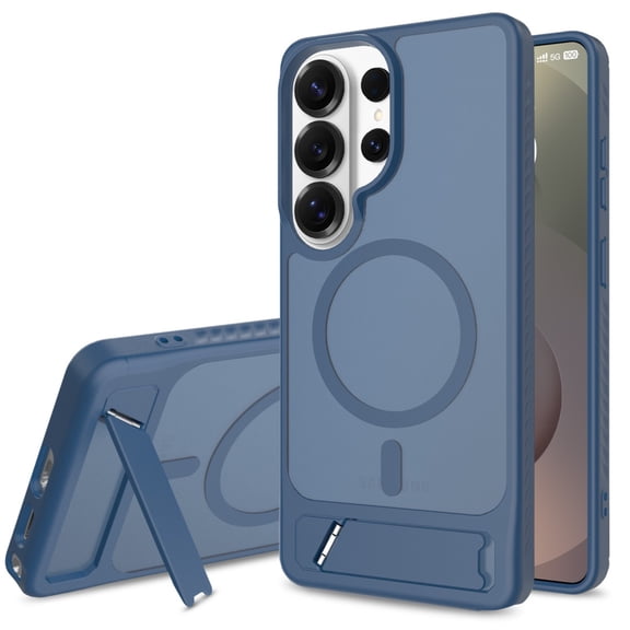 Magnetic for Samsung Galaxy S26 Ultra Case with Kickstand,Compatible with MagSafe,Fit Military Grade Drop Protection Shockproof Anti-Fingerprint Phone Case for Samsung Galaxy S26 Ultra .