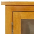 thumbnail image 2 of vidaXL TV Stand 47.2"x13.8"x18.9" Solid Wood Oak, 2 of 8