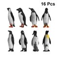 thumbnail image 2 of 16PCS Early Childhood Cognitive Toys Plastic Ocean Animal Penguin Figure Model Preschool Kids Toy(Mixed Pattern), 2 of 6