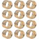thumbnail image 1 of Napkin Rings, Gold Tone Mesh Napkin Ring Set (12pcs), 1 of 5