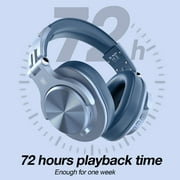 OneOdio A70 Foldable Bluetooth Over-Ear DJ Headphones with Dual-Duty Cable, Sky Blue