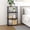 Espresso & Black, variant on HOMLUX 4-Tier 43.3" Corner Shelf, Open Shelves for Display and Storage, Perfect for Living Room and Office Organization, Espresso