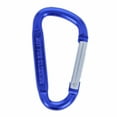 thumbnail image 5 of (6 Pack) Aluminum Multi-Color Carabiner Spring Clip Keychain Dark Blue Extra Small, 5 of 7
