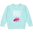 thumbnail image 2 of Inktastic Future Pilot Girls Airplane Career Toddler Sweatshirt, 2 of 4