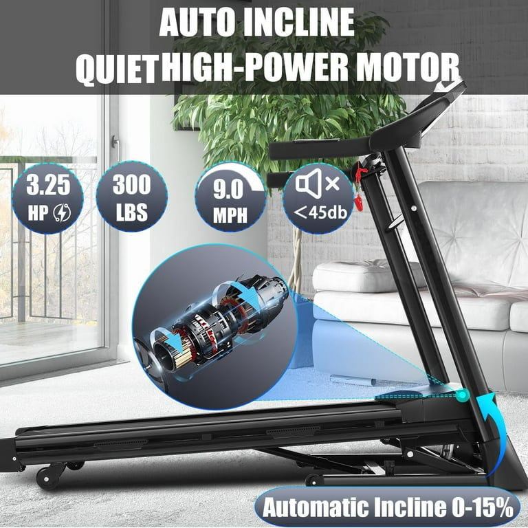 Ancheer 3.25 hp folding treadmill sale