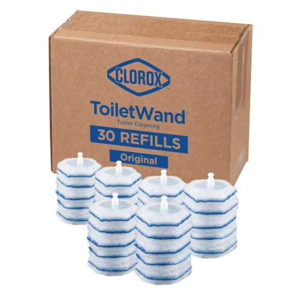Clorox ToiletWand Disinfecting Refills, Disposable Wand Heads - 30 Count (Package May Vary) C67