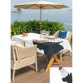 thumbnail image 4 of Outdoor Tablecloth with Umbrella Hole and Zipper, Dogs Showering Rectangle Table Cloth 60x84 Inch Waterproof Tablecloth, Modern Abstract Art Funny Animals Picnic Table Cover for Patio Camping, 4 of 7