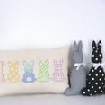 thumbnail image 3 of Easter Lumbar Pillow Cover 12X20 Watercolor Rabbbit Farmhouse Decorative Cushion Case Home Spring for Sofa Couch AA067-12, 3 of 5