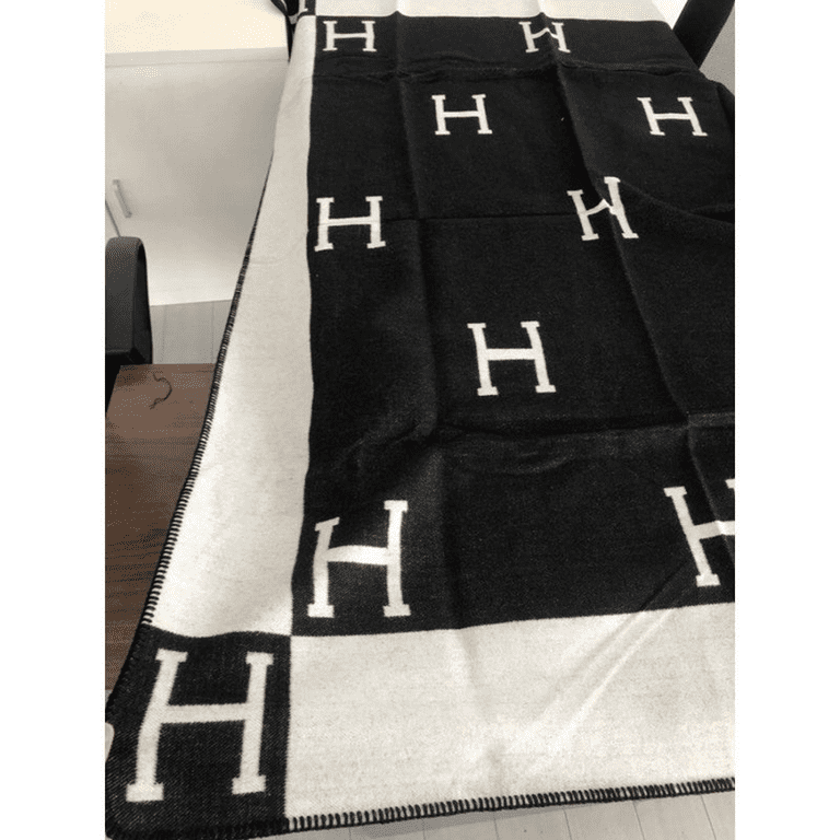 Black Merino Wool Blanket, Cashmere Plaid Throws 67