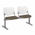 thumbnail image 5 of KFI Studios KOOL 2 Seat Reception Bench, White Back, Grape Seat, 5 of 7