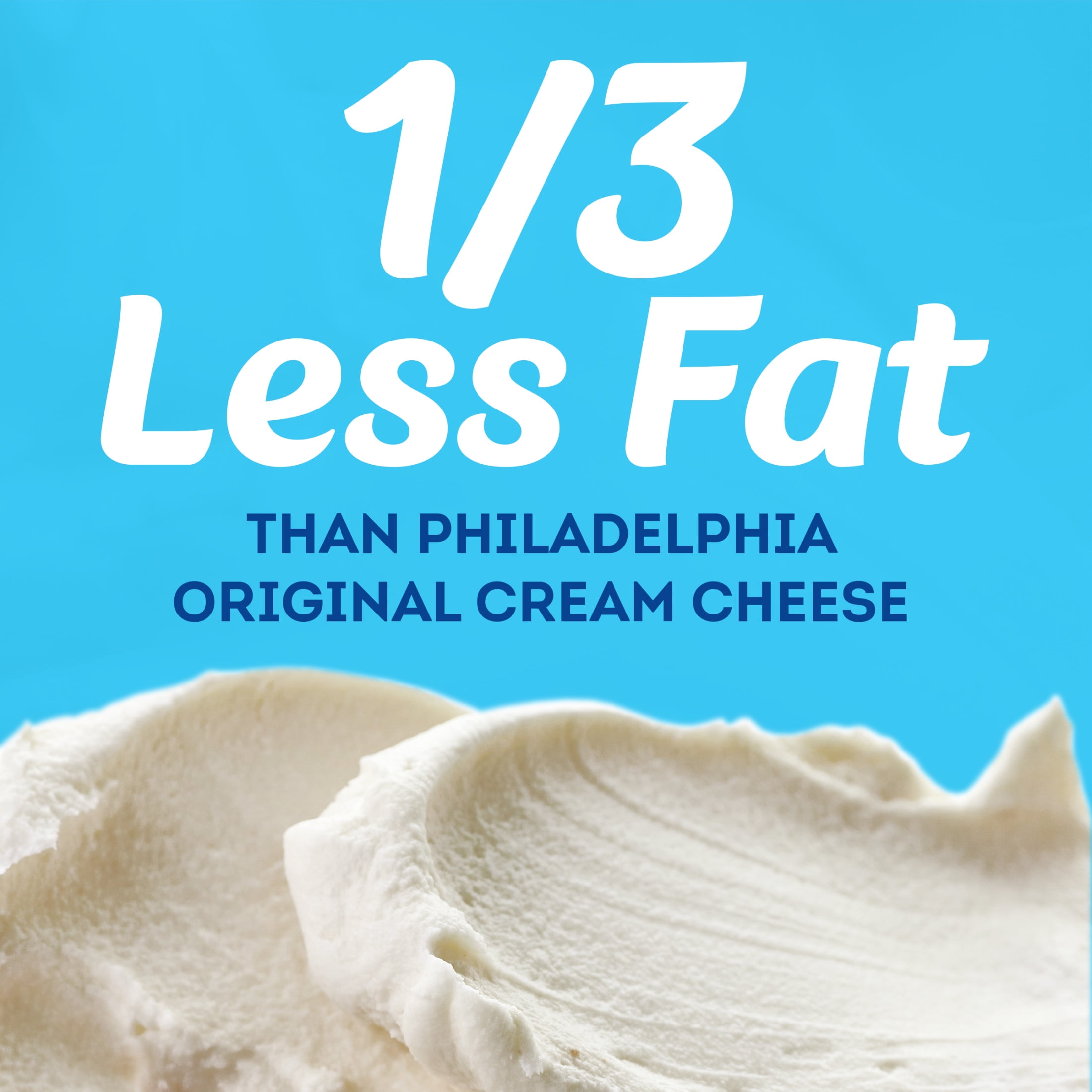 Philadelphia Neufchatel Cheese, 1 Block, for Recipes and Baking, 1/3 Less Fat, No Artificial Preservatives, Flavors or Dyes, 8 oz
