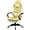 Yellow, variant on JKOOK Gaming Chair with Footrest, Multifunctional Desk Chair with Linkage Armrest, PU Leather, Video Game Computer Chairs with Lumbar Support, Study,Game,Office,JK08 (White)