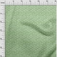 thumbnail image 3 of oneOone Cotton Jersey Pear Green Fabric Owl Diy Clothing Quilting Fabric Print Fabric By Yard 58 Inch Wide, 3 of 5