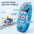 thumbnail image 4 of Remote Control Train Set for Kids w/Steam, Music & Lights Choo Choo Train for Toddlers, Electric Train Set with Tracks, Magnetic Connection Train Toys Christmas Birthday Gifts for Boys Girls 3 4 5 6+, 4 of 8