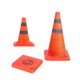 thumbnail image 1 of Conos de seguridad vial BATTIFE de 18 pulgadas con cuello reflectante, 1 of 9