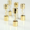 5 Pack 70 AMP Platinum Plated FastBlow Glass Car Audio AGU Fuse for