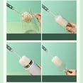 thumbnail image 4 of Cup Cup Brush Household Kitchen Sponge Replaceable Long Handle Cleaning Tool for Insulation Cups, 4 of 5