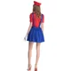 thumbnail image 5 of Disfraces de cosplay de los hermanos fontaneros, divertidos trajes de carnaval de Halloween para hombres y mujeres, mono elegante con sombrero, bigote y guantes., 5 of 6