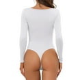 thumbnail image 2 of DARING DIVA Bodysuit Slim Fit Brief Leotard S White, 2 of 6