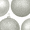 Silver, variant on Vickerman 2.4" Cobalt 4-Finish Ball Ornament Assortment, 24 per Box