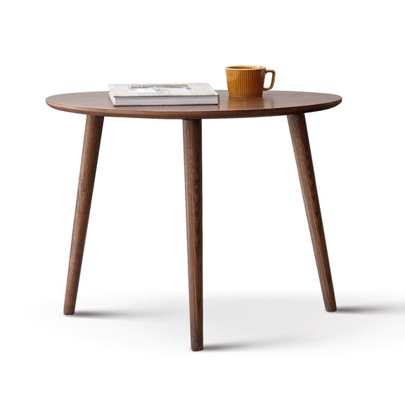 Coffee Tables (SINGLE) Center Table Low Table 100% Solid Oak Wood Top Plate Desk Pebble Shaped Natural Wooden Coffee Table Width 58 x Depth 40 x Height 85 cm Desk Work from Home Easy to Assemble,Woo